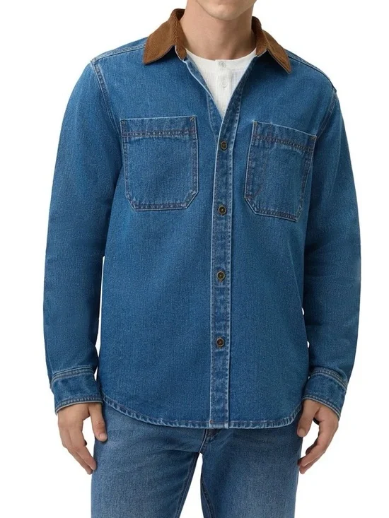 Frye Men's Denim Barn Jacket - Picture 3 of 9